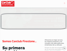 Tablet Screenshot of carclubfirestonecr.com